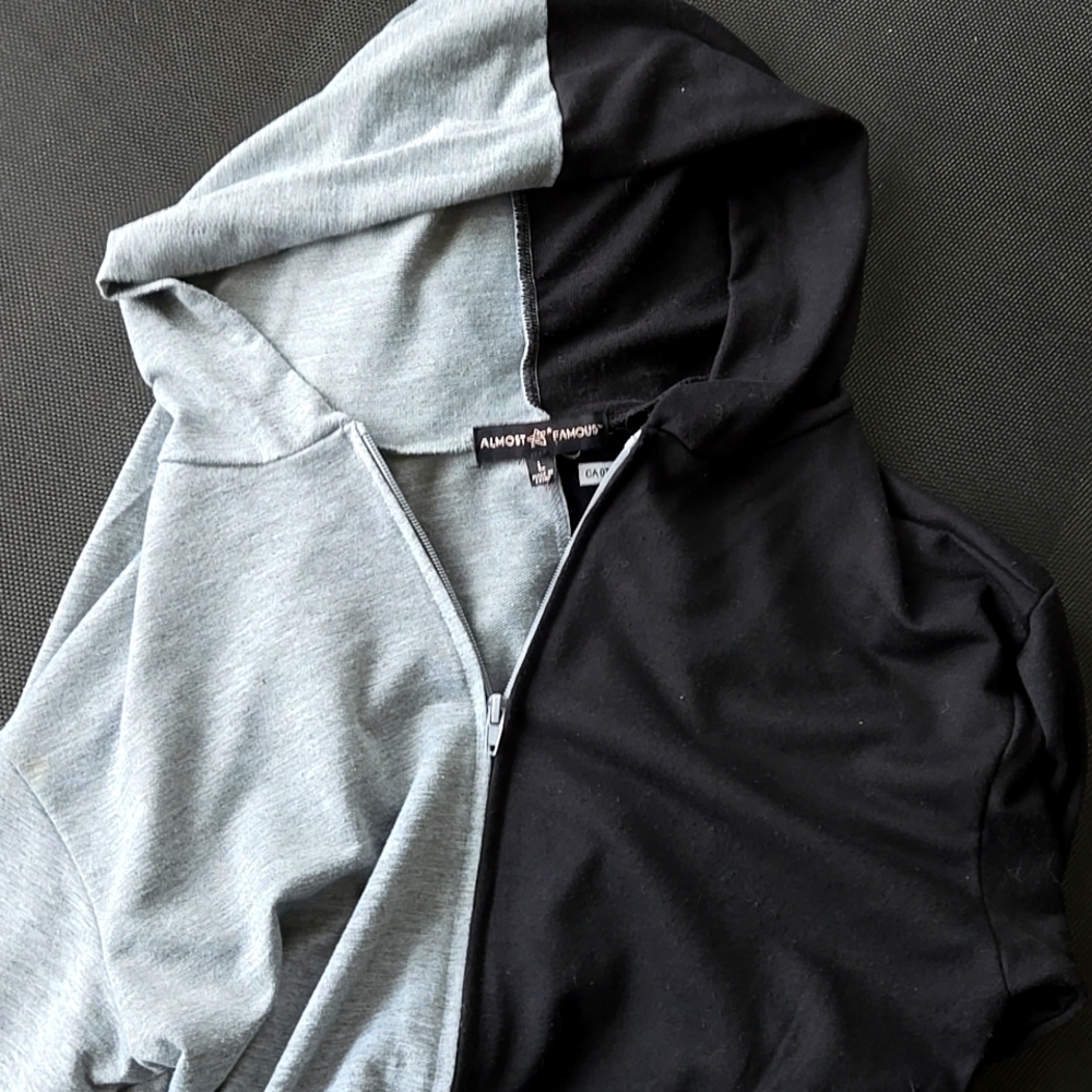 Black & grey jumpsuit